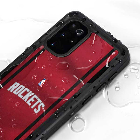 NBA Houston Rockets Jersey Galaxy S20 Plus Waterproof Case