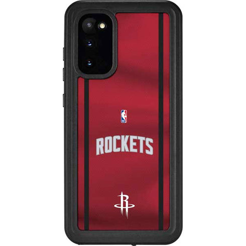 NBA Houston Rockets Jersey Galaxy S20 Waterproof Case