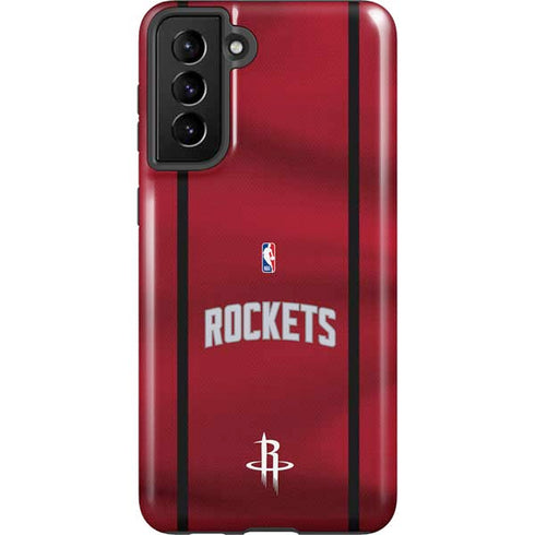 NBA Houston Rockets Jersey Galaxy S21 FE Pro Case