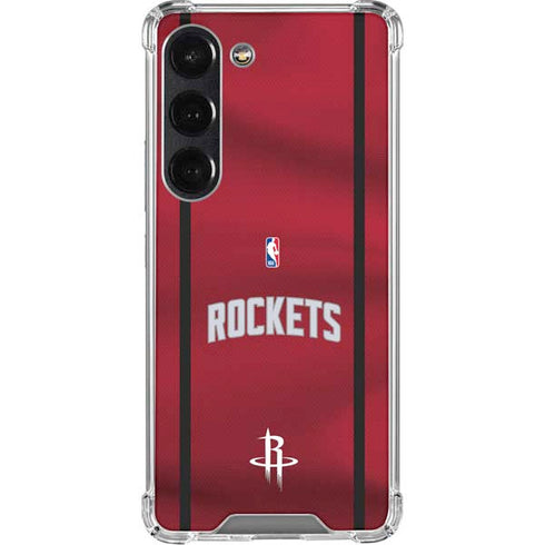 NBA Houston Rockets Jersey Galaxy S23 Clear Case