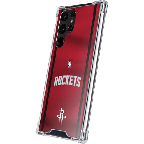 NBA Houston Rockets Jersey Galaxy S23 Ultra Clear Case