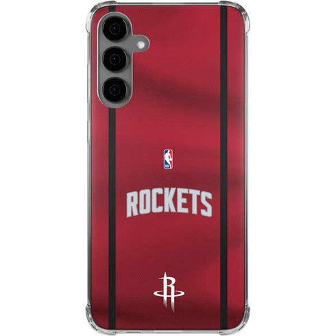 NBA Houston Rockets Jersey Galaxy S24 Plus Clear Case