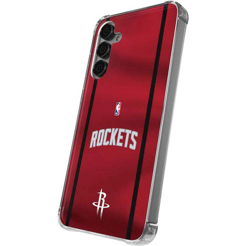 NBA Houston Rockets Jersey Galaxy S24 Plus Clear Case