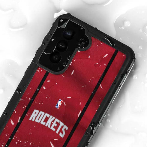 NBA Houston Rockets Jersey Galaxy S24 Plus Waterproof Case