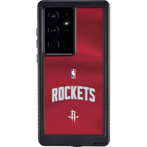 NBA Houston Rockets Jersey Galaxy S24 Ultra Waterproof Case