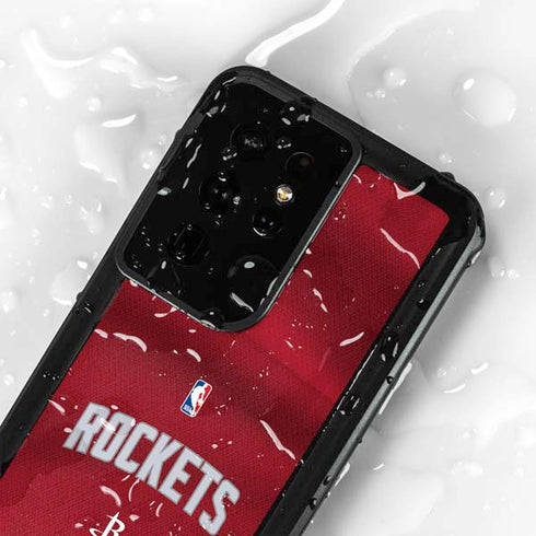 NBA Houston Rockets Jersey Galaxy S24 Ultra Waterproof Case