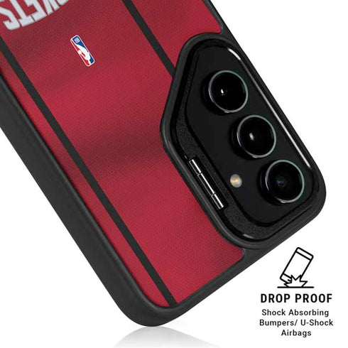 NBA Houston Rockets Jersey Galaxy S25 Kickstand Case