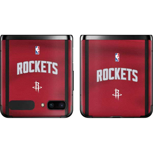 NBA Houston Rockets Jersey Galaxy Z Flip Skin