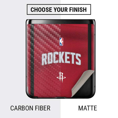 NBA Houston Rockets Jersey Galaxy Z Flip Skin