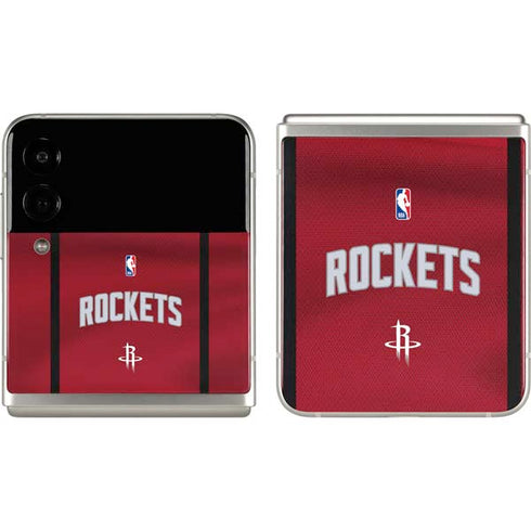 NBA Houston Rockets Jersey Galaxy Z Flip3 5G Skin
