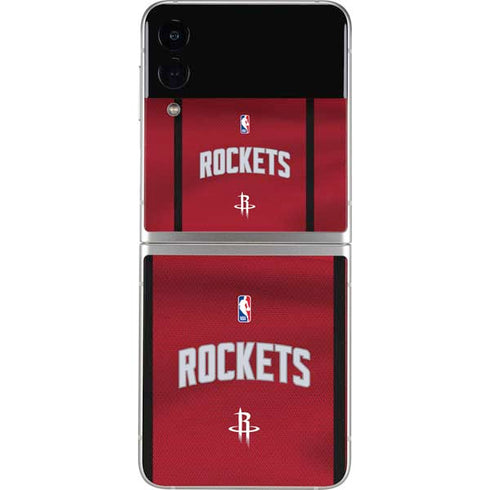 NBA Houston Rockets Jersey Galaxy Z Flip3 5G Skin
