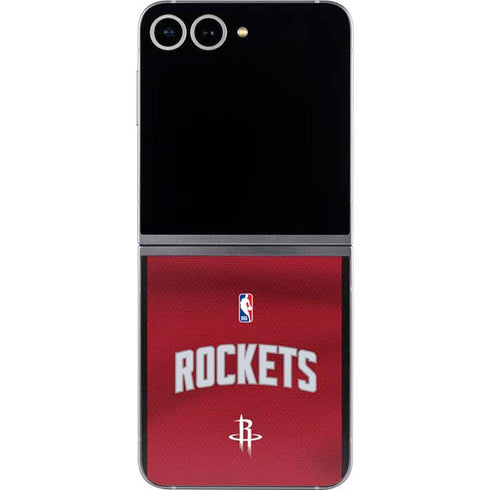 NBA Houston Rockets Jersey Galaxy Z Flip6 Skin