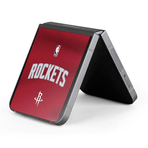 NBA Houston Rockets Jersey Galaxy Z Flip6 Skin