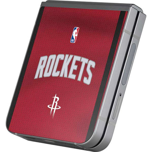 NBA Houston Rockets Jersey Galaxy Z Flip6 Skin