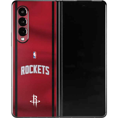 NBA Houston Rockets Jersey Galaxy Z Fold3 5G Skin