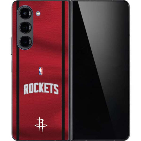 NBA Houston Rockets Jersey Galaxy Z Fold5 5G Skin