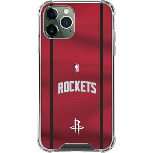 NBA Houston Rockets Jersey iPhone 11 Pro Max Clear Case