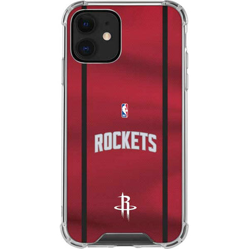 NBA Houston Rockets Jersey iPhone 12 Clear Case