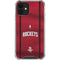 NBA Houston Rockets Jersey iPhone 12 Clear Case