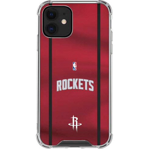 NBA Houston Rockets Jersey iPhone 12 Mini Clear Case