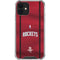 NBA Houston Rockets Jersey iPhone 12 Mini Clear Case