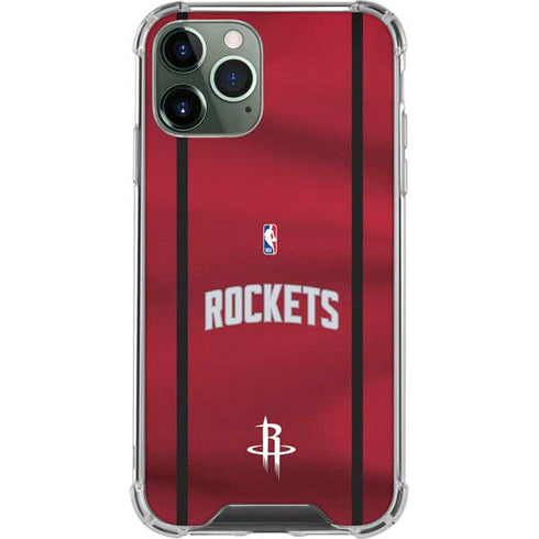 NBA Houston Rockets Jersey iPhone 12 Pro Clear Case