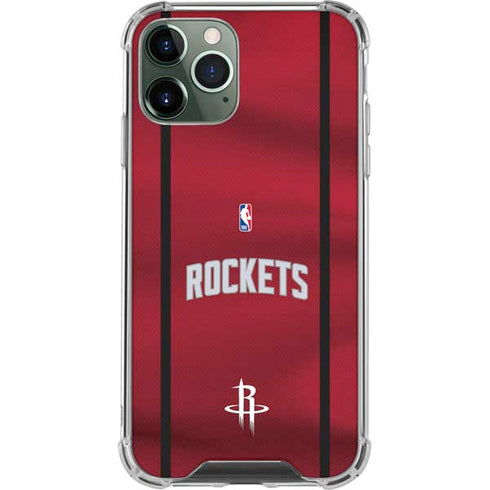 NBA Houston Rockets Jersey iPhone 12 Pro Max Clear Case