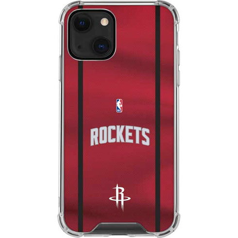 NBA Houston Rockets Jersey iPhone 13 Clear Case