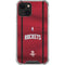 NBA Houston Rockets Jersey iPhone 13 Clear Case