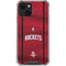 NBA Houston Rockets Jersey iPhone 13 Mini Clear Case