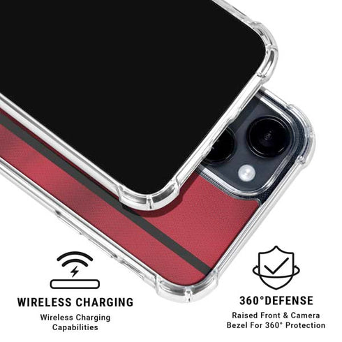 NBA Houston Rockets Jersey iPhone 14 Plus Clear Case