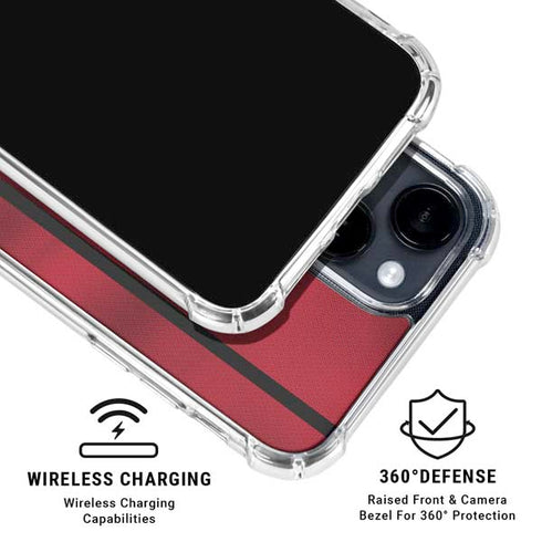 NBA Houston Rockets Jersey iPhone 15 Clear Case