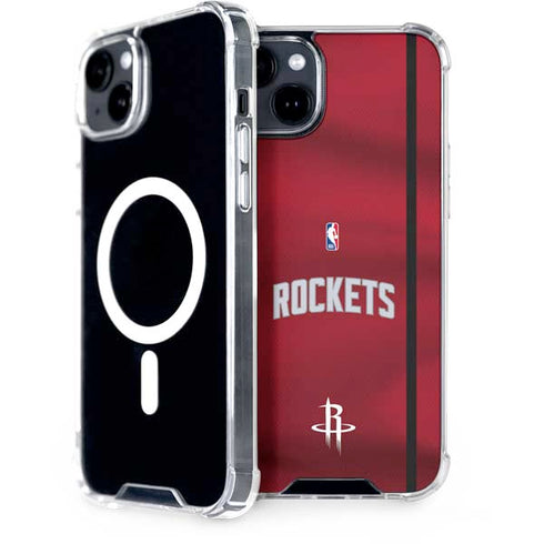 NBA Houston Rockets Jersey iPhone 15 Plus MagSafe Case
