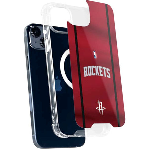 NBA Houston Rockets Jersey iPhone 15 Plus MagSafe Case