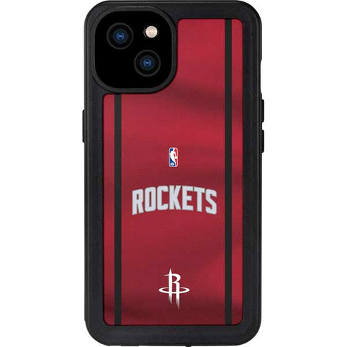 NBA Houston Rockets Jersey iPhone 15 Plus Waterproof Case