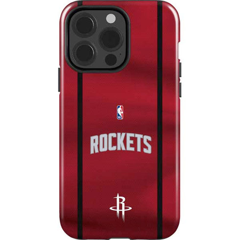 NBA Houston Rockets Jersey iPhone 15 Pro Impact Case