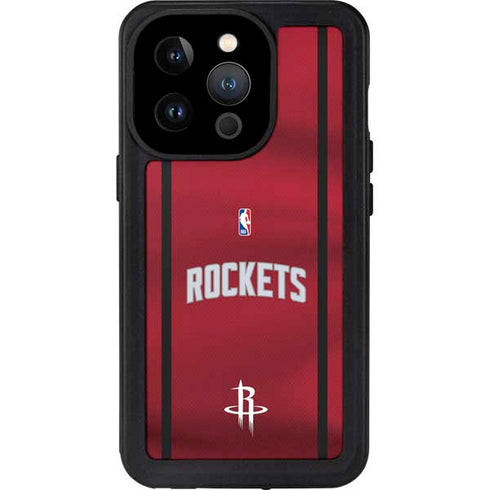 NBA Houston Rockets Jersey iPhone 15 Pro Waterproof Case