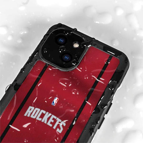 NBA Houston Rockets Jersey iPhone 15 Waterproof Case