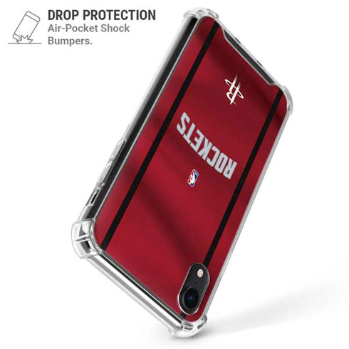 NBA Houston Rockets Jersey iPhone XR Clear Case