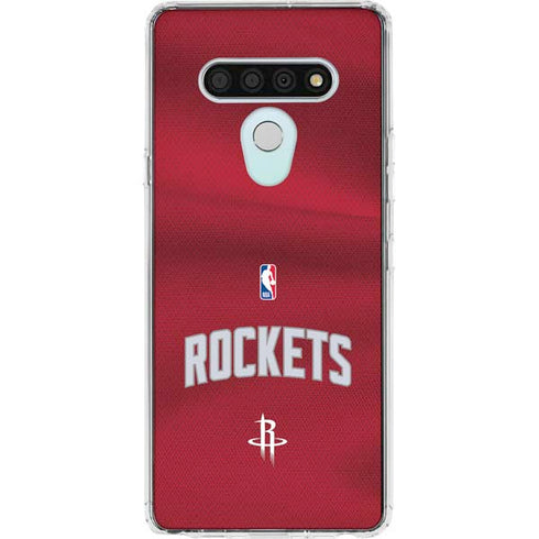 NBA Houston Rockets Jersey LG Stylo 6 Clear Case