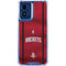NBA Houston Rockets Jersey Moto G 5G (2024) Clear Case