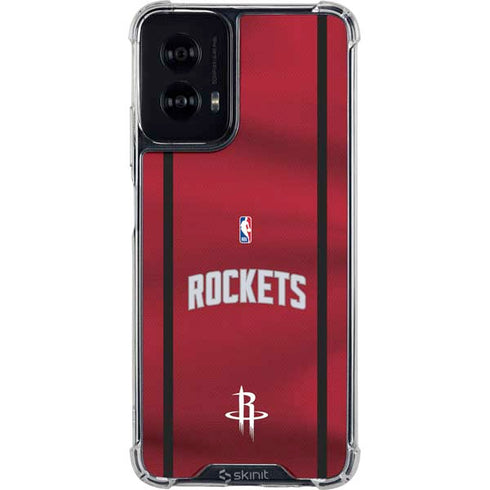 NBA Houston Rockets Jersey Moto G Power 5G (2024) Clear Case