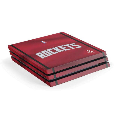 NBA Houston Rockets Jersey PS4 Pro Console Skin