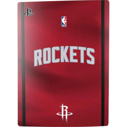 NBA Houston Rockets Jersey PS5 Console Skin