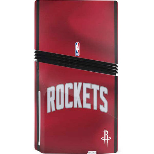 NBA Houston Rockets Jersey PS5 Pro Disk Console Skin