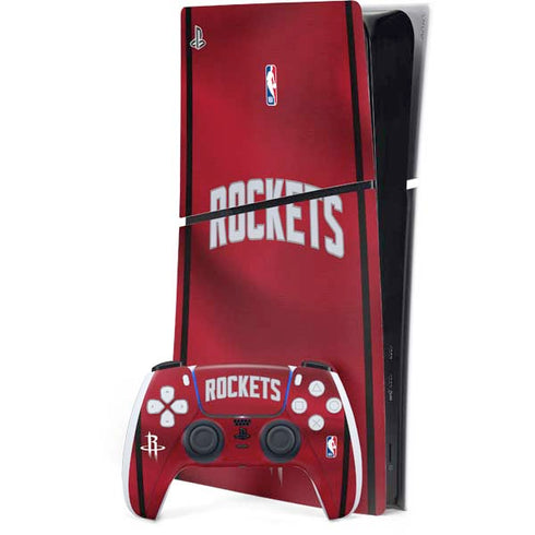 NBA Houston Rockets Jersey PS5 Slim Digital Edition Bundle Skin