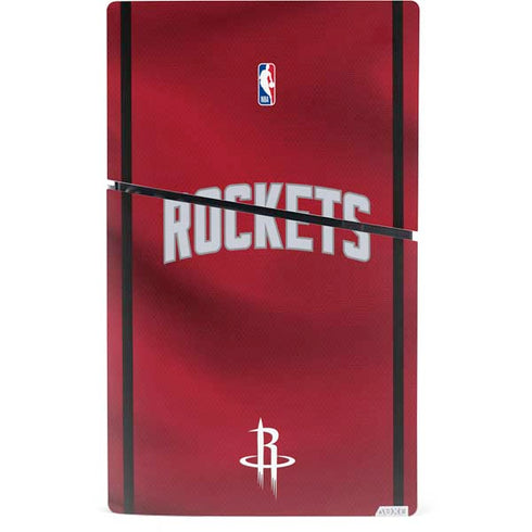 NBA Houston Rockets Jersey PS5 Slim Digital Edition Console Skin