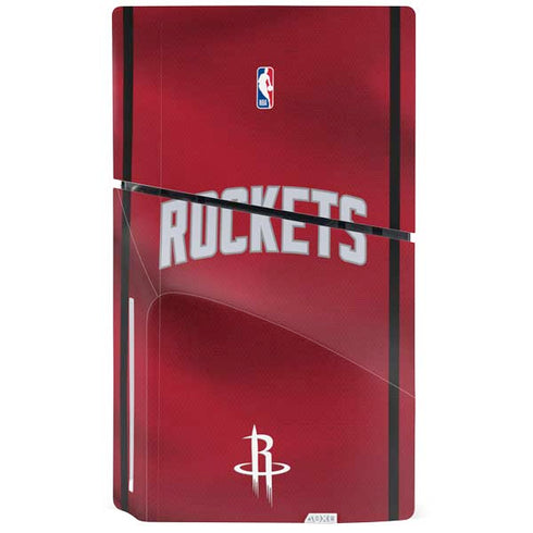 NBA Houston Rockets Jersey PS5 Slim Disk Console Skin