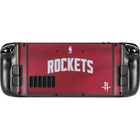 NBA Houston Rockets Jersey Steam Deck Handheld Gaming Computer OLED Skin