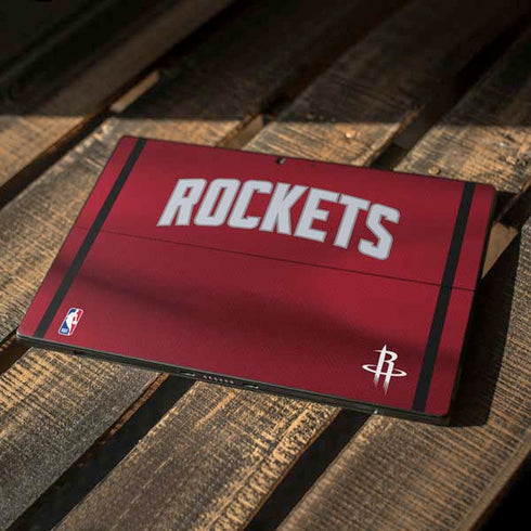 NBA Houston Rockets Jersey Surface Pro 7 Skin